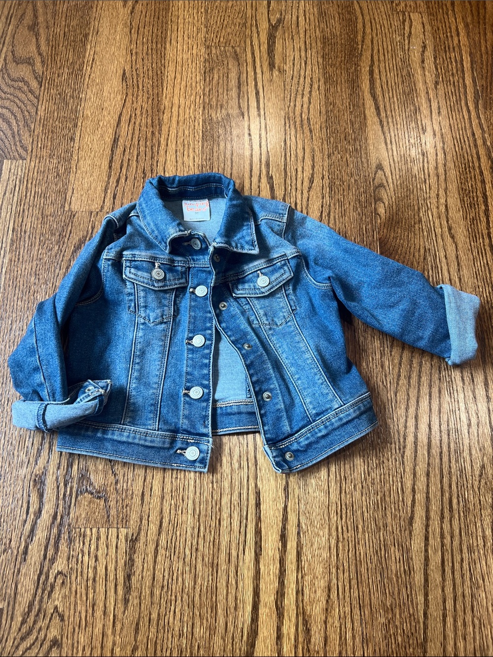 jumping beans Blue Denim Jean Jacket for Kids